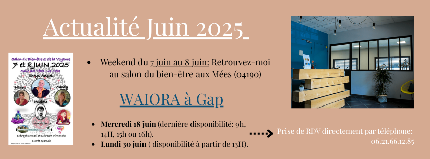 actualité, Salon du bien être. Les Mées. Gap.
